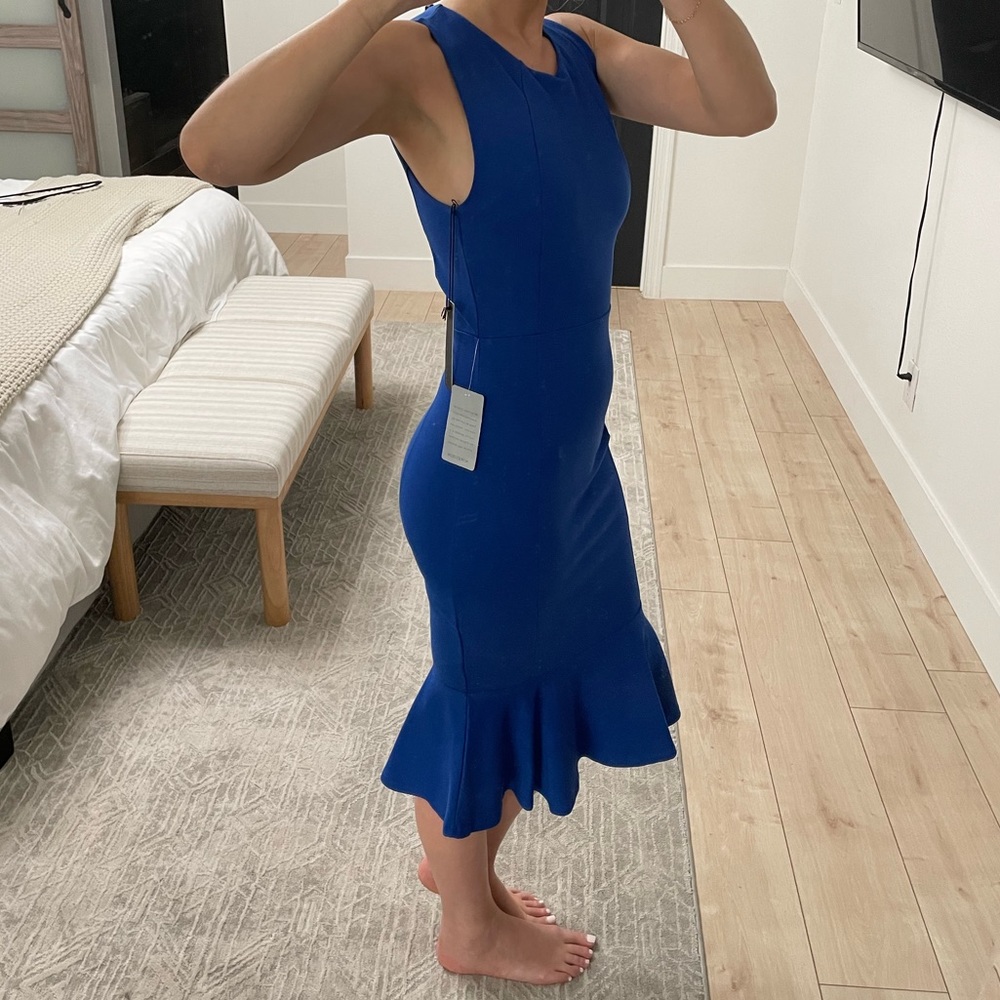 Felicity & Coco Cobalt Blue Midi Dress - xs